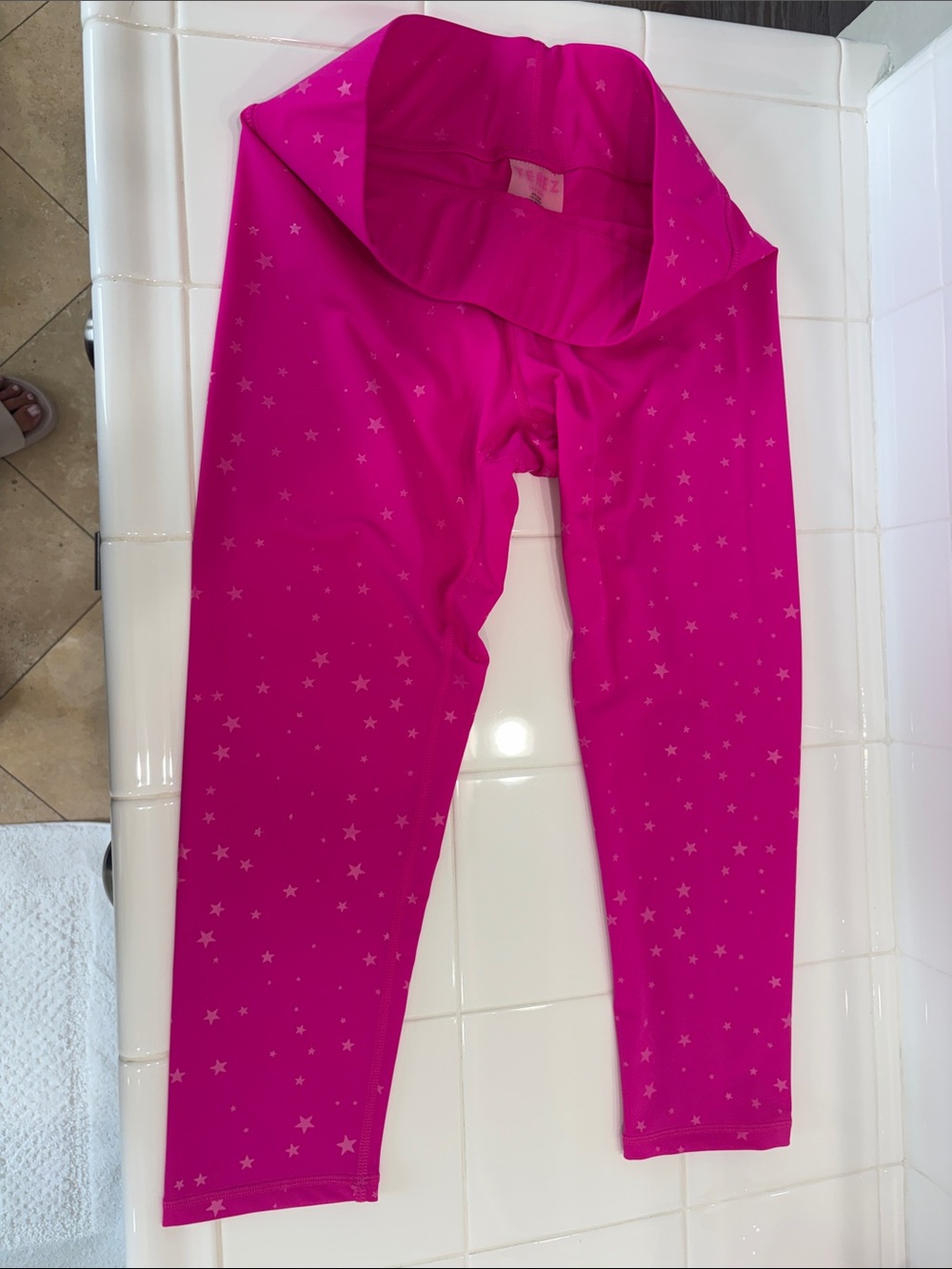 Terez  Pink Star-Print Leggings